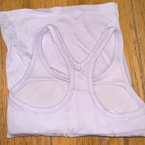 lululemon EBB to street tank light purple
